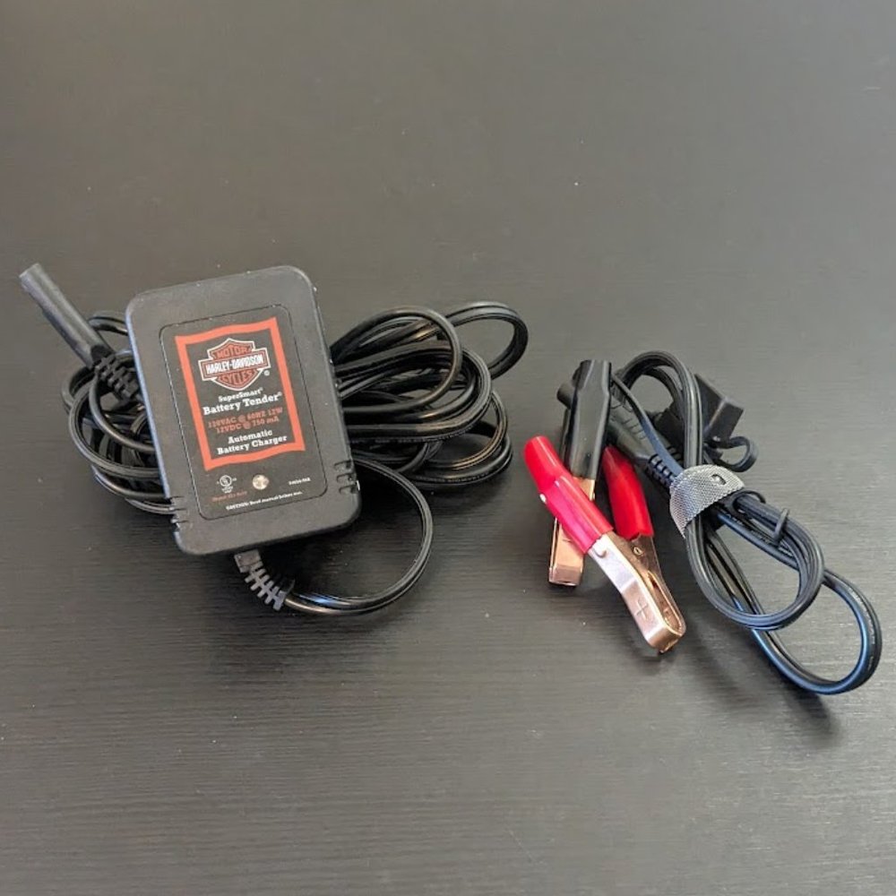 Harley-Davidson SuperSmart Battery Tender 021-0123 & Clips